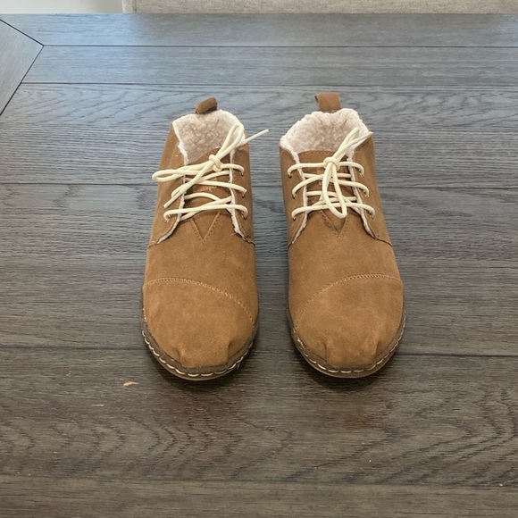 NEW! Toms Botas Desert Chukka Boots moccasins | Tan | Size 9 - Picture 2 of 12